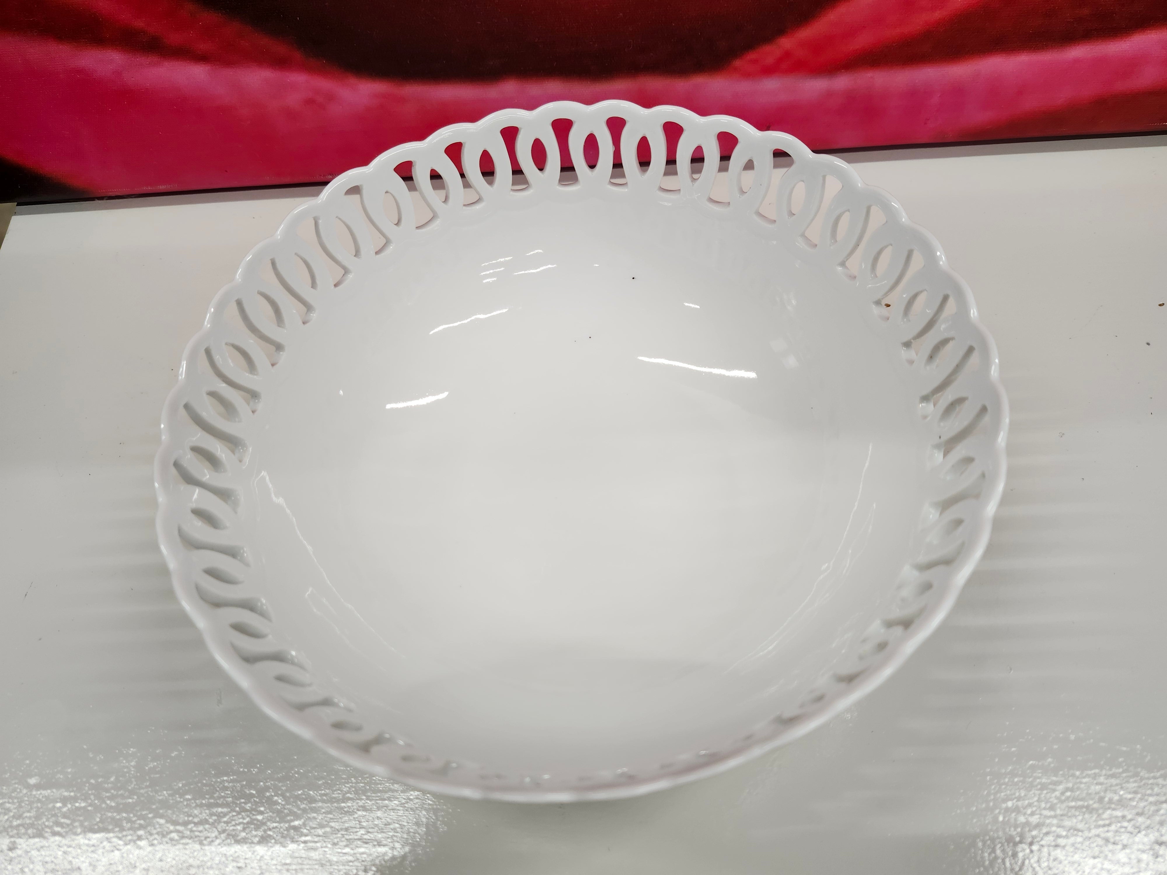 White bowl