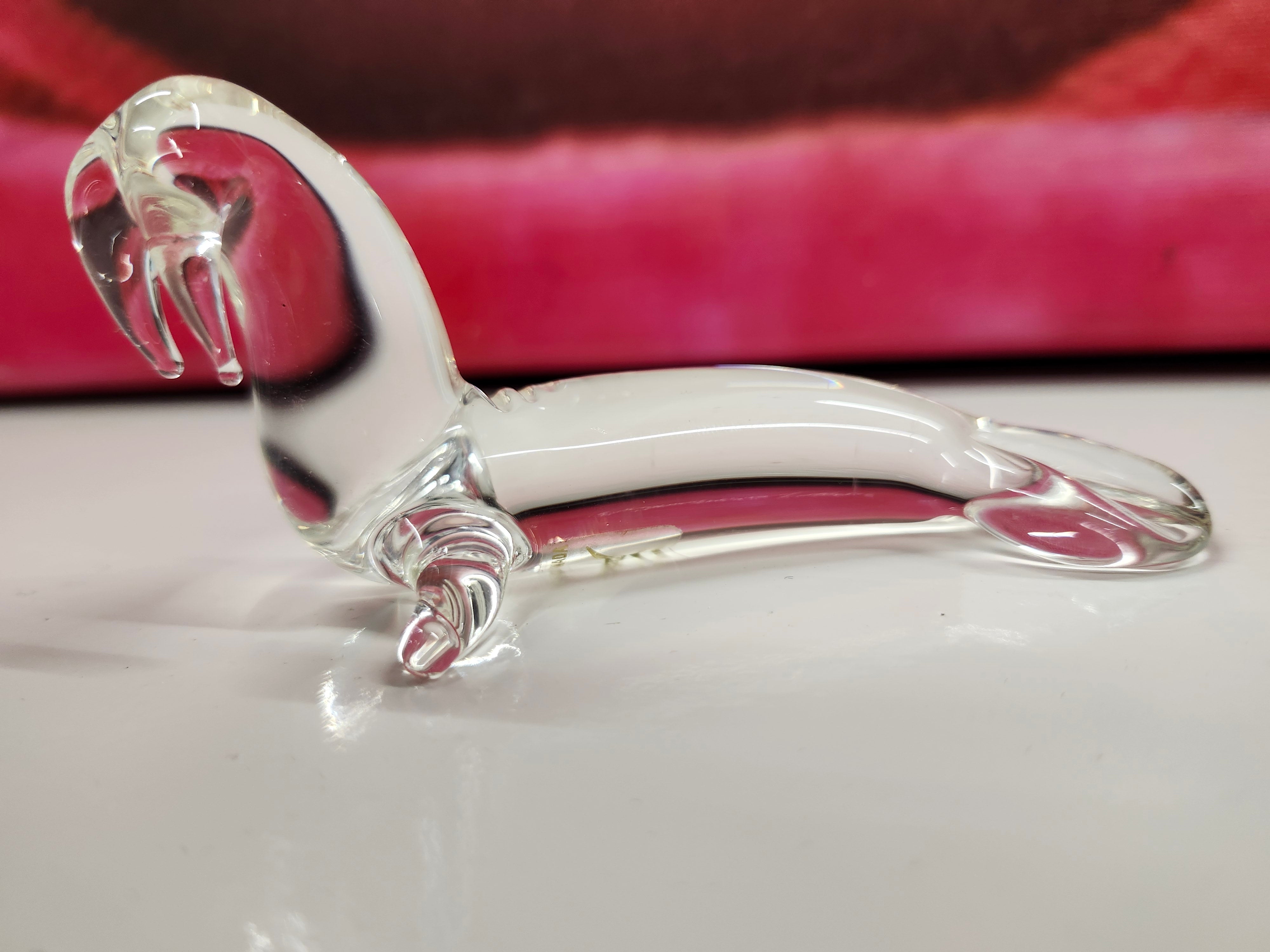 Glass sea lion - home decor