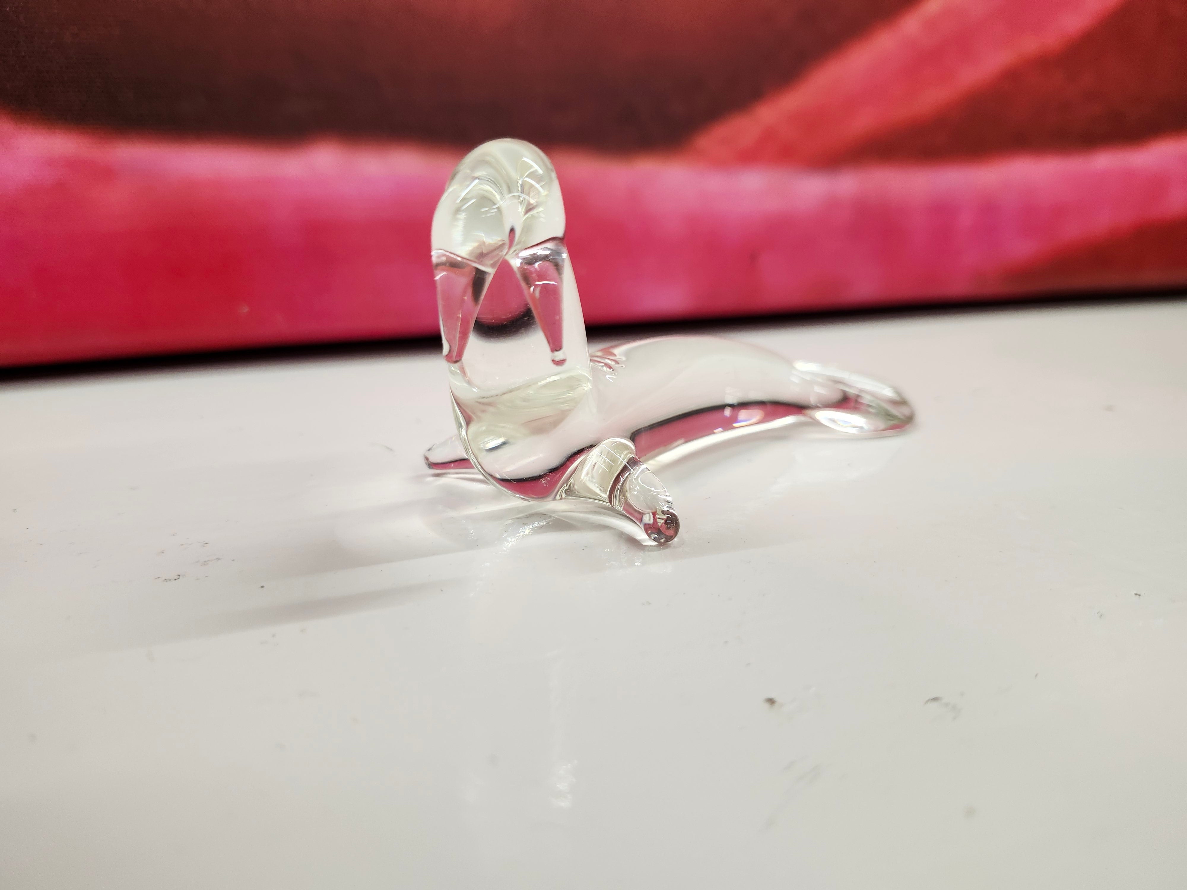 Glass sea lion - home decor