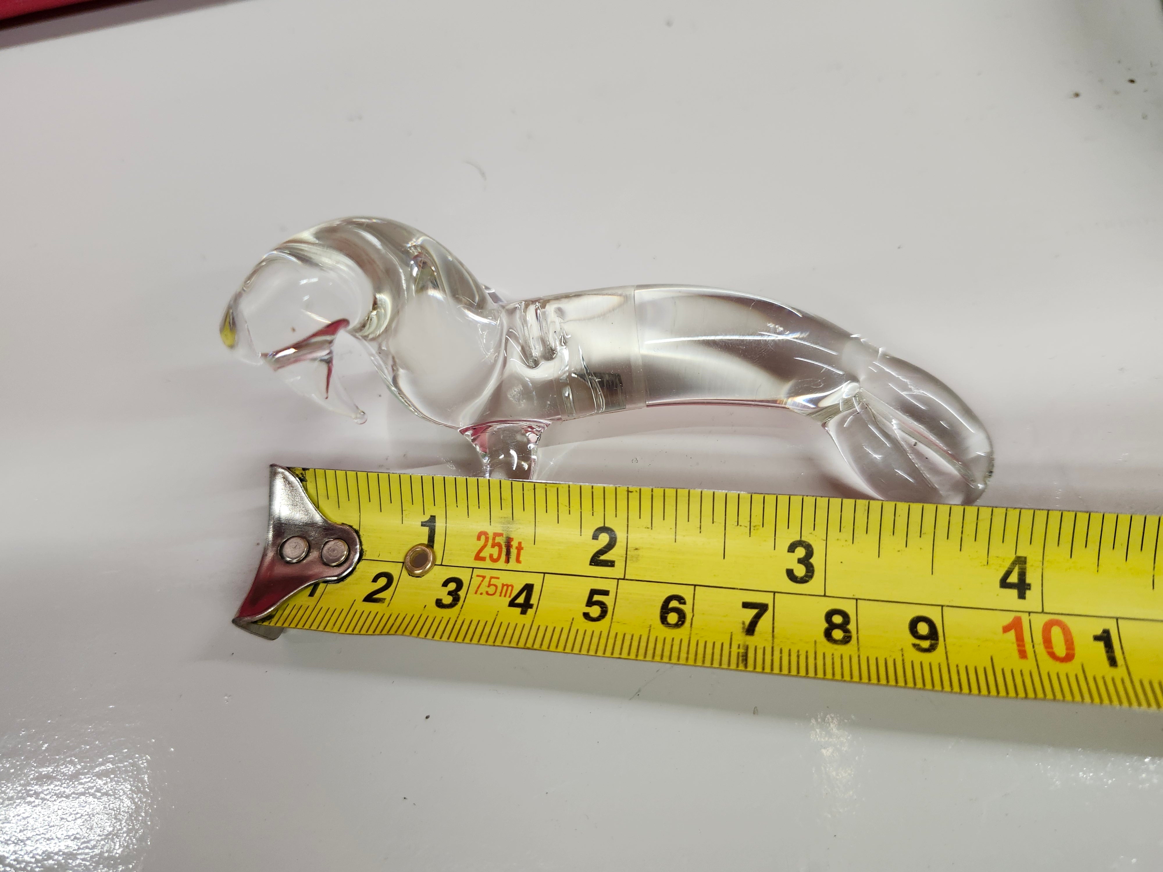 Glass sea lion - home decor