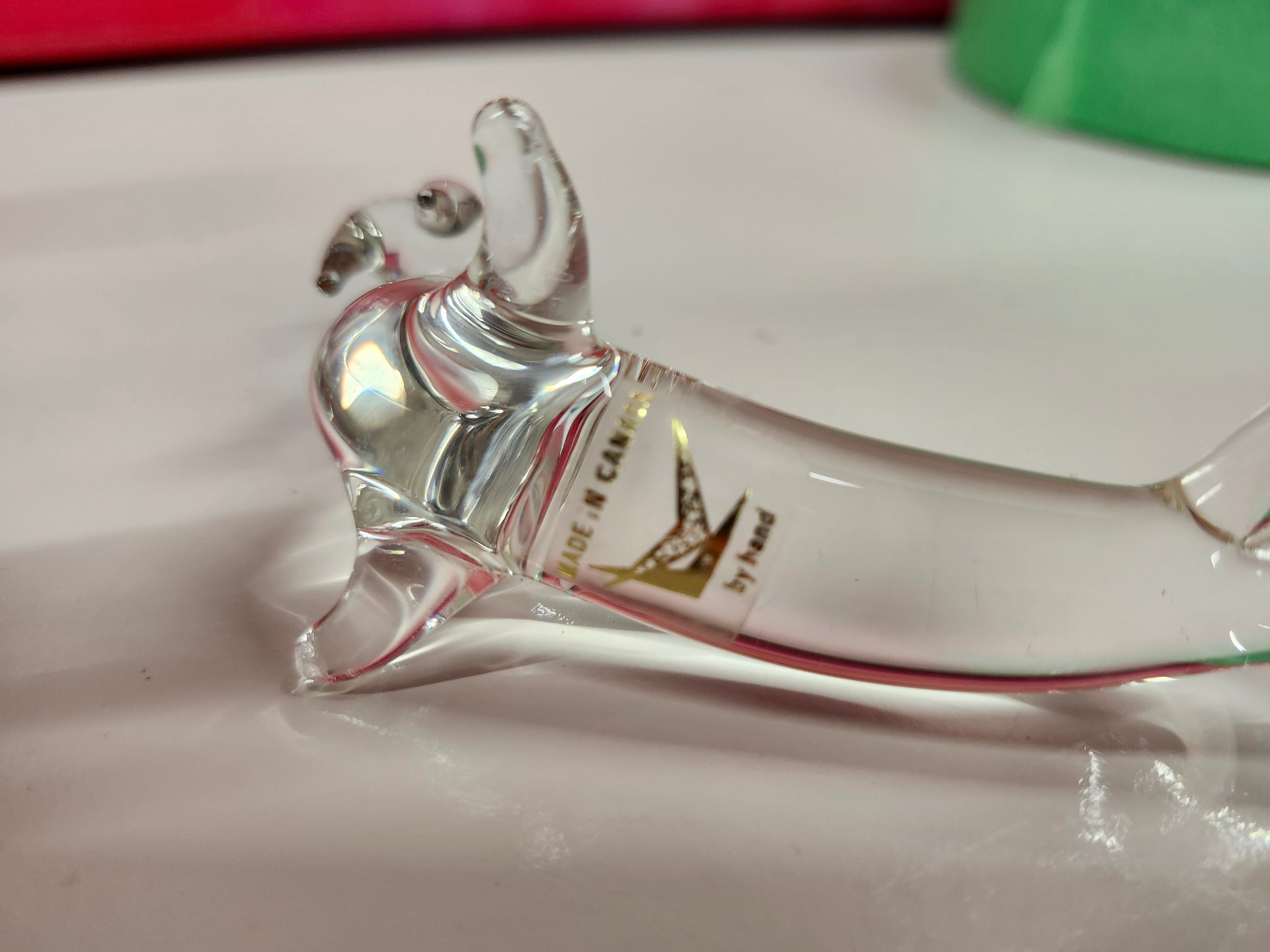 Glass sea lion - home decor