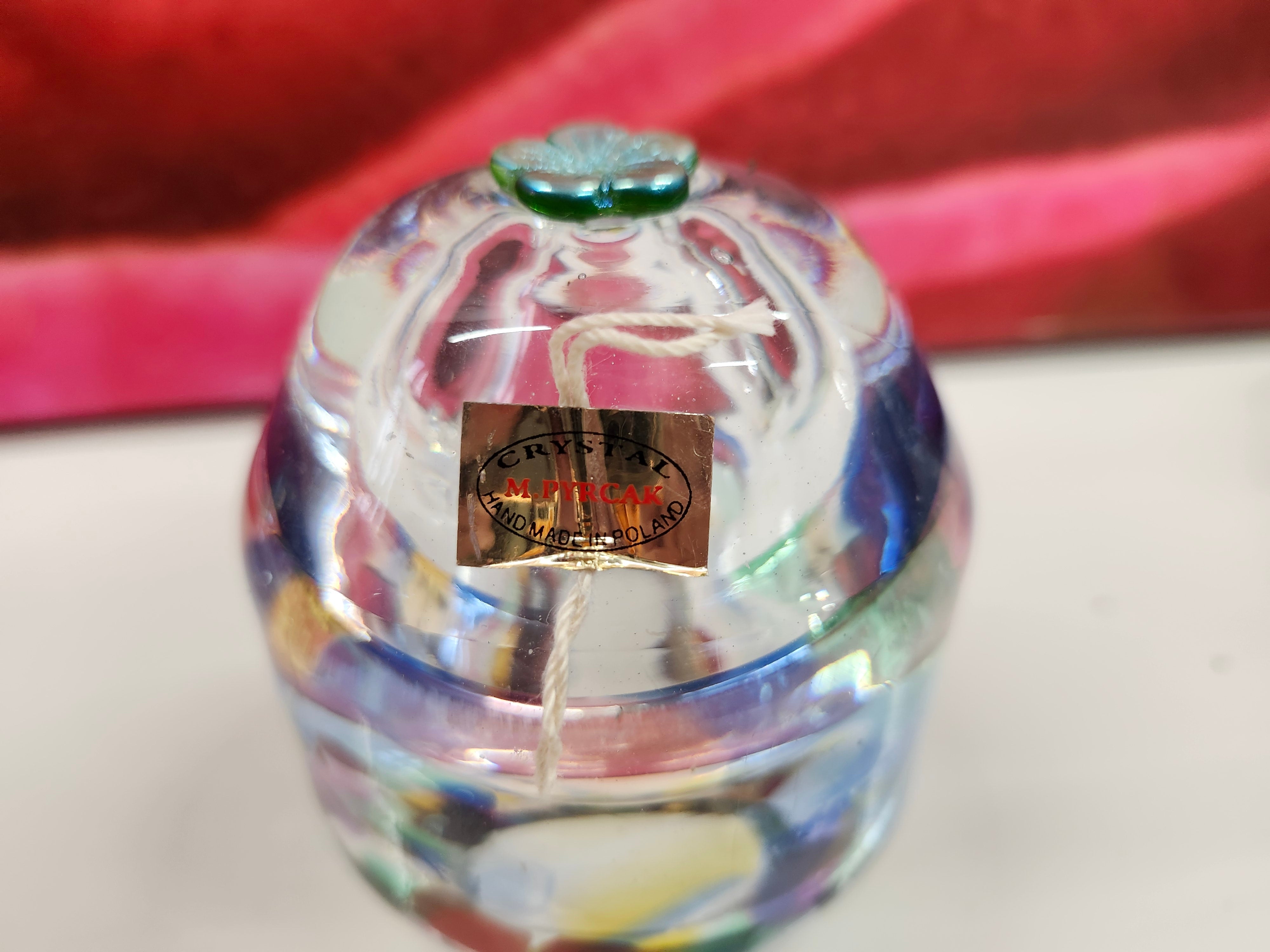 Glass oil lamp