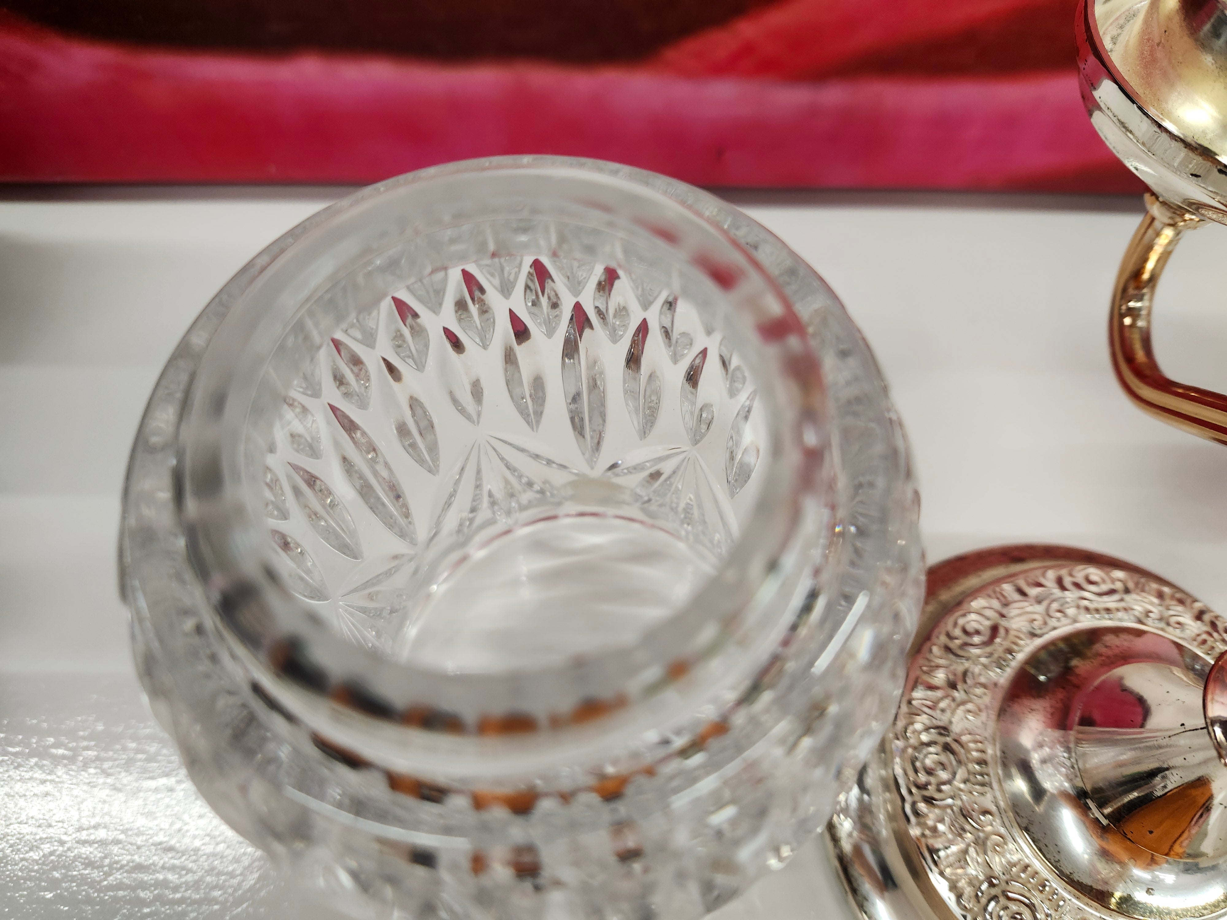 Hurricane crystal candle holder