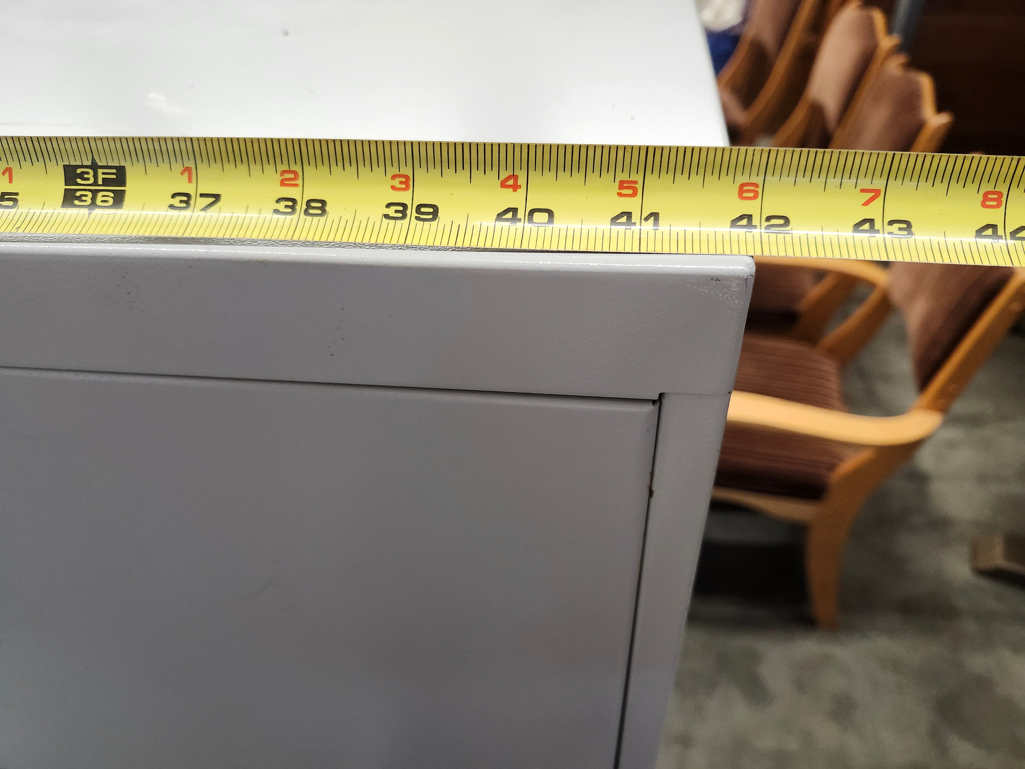 Filing cabinet with key