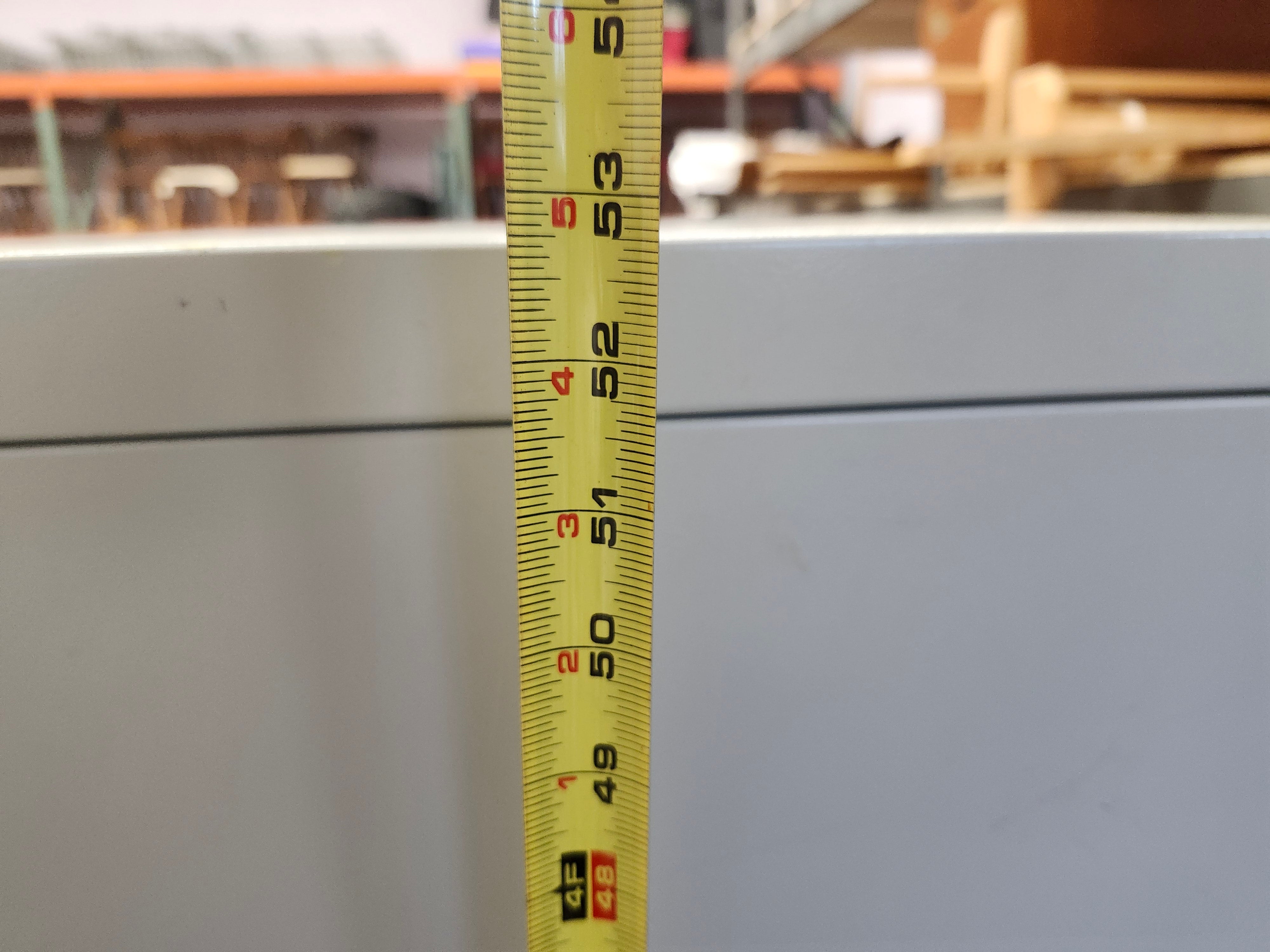 Filing cabinet with key