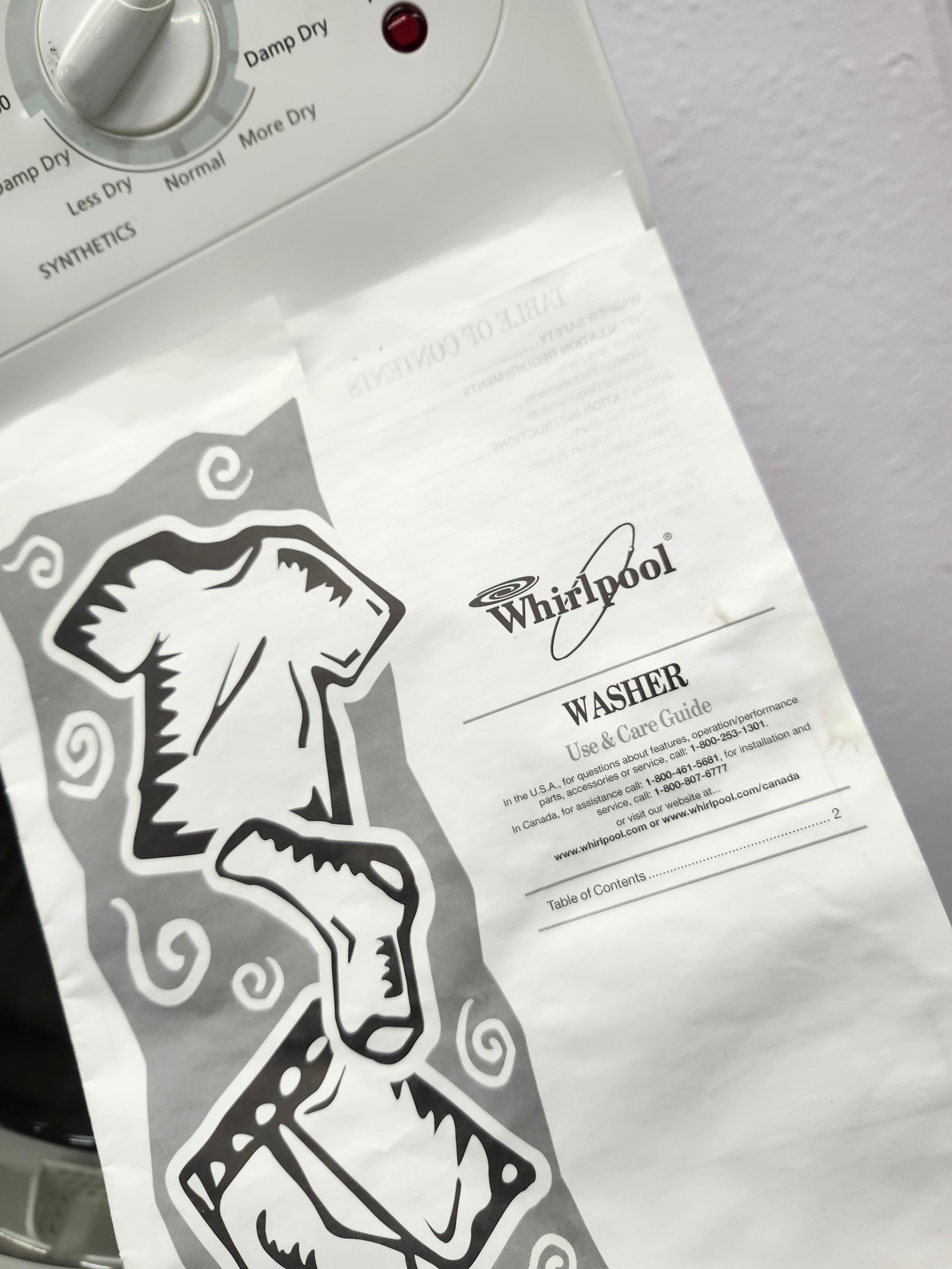 Apartment size stacking washer & dryer