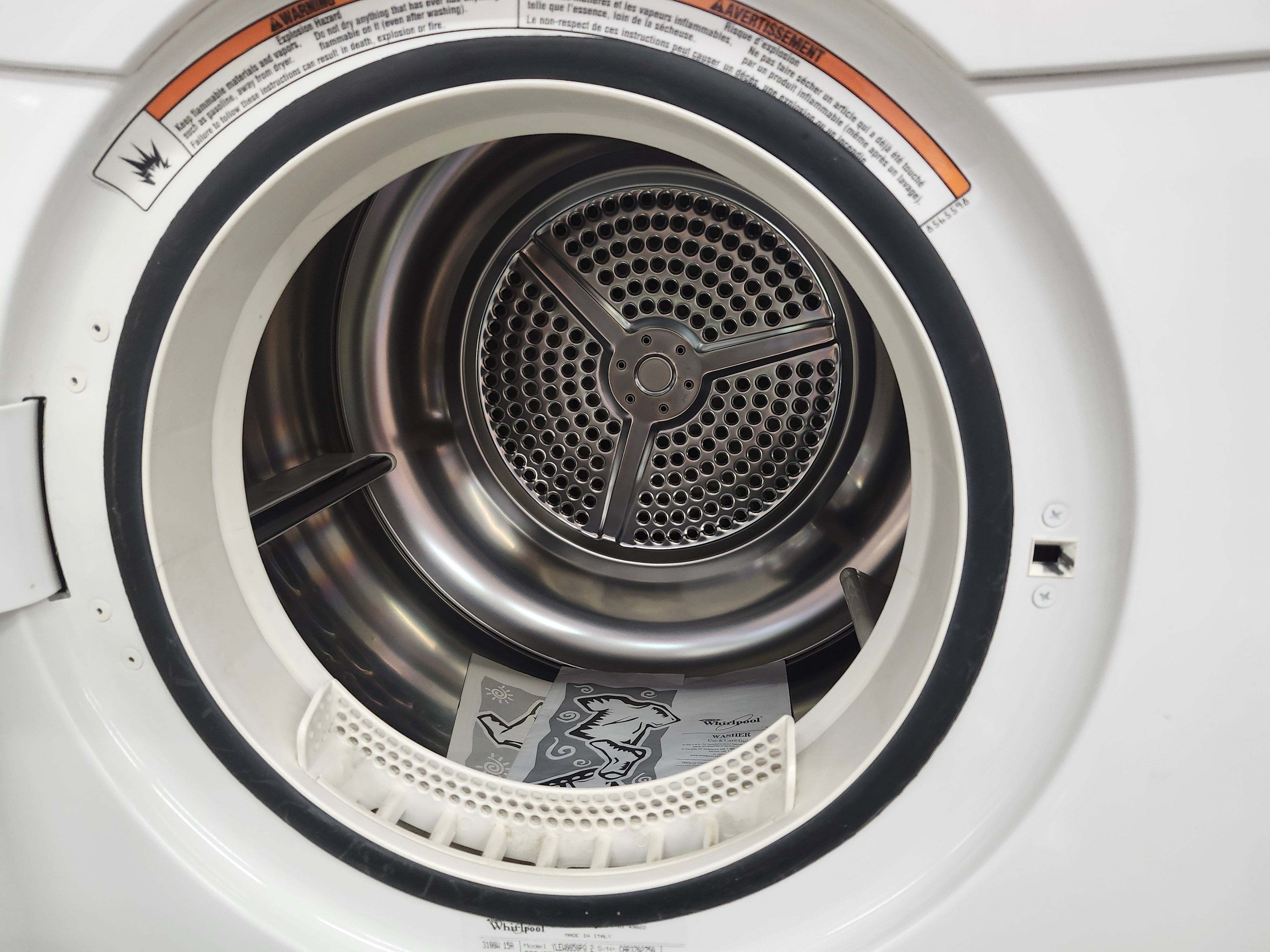 Apartment size stacking washer & dryer