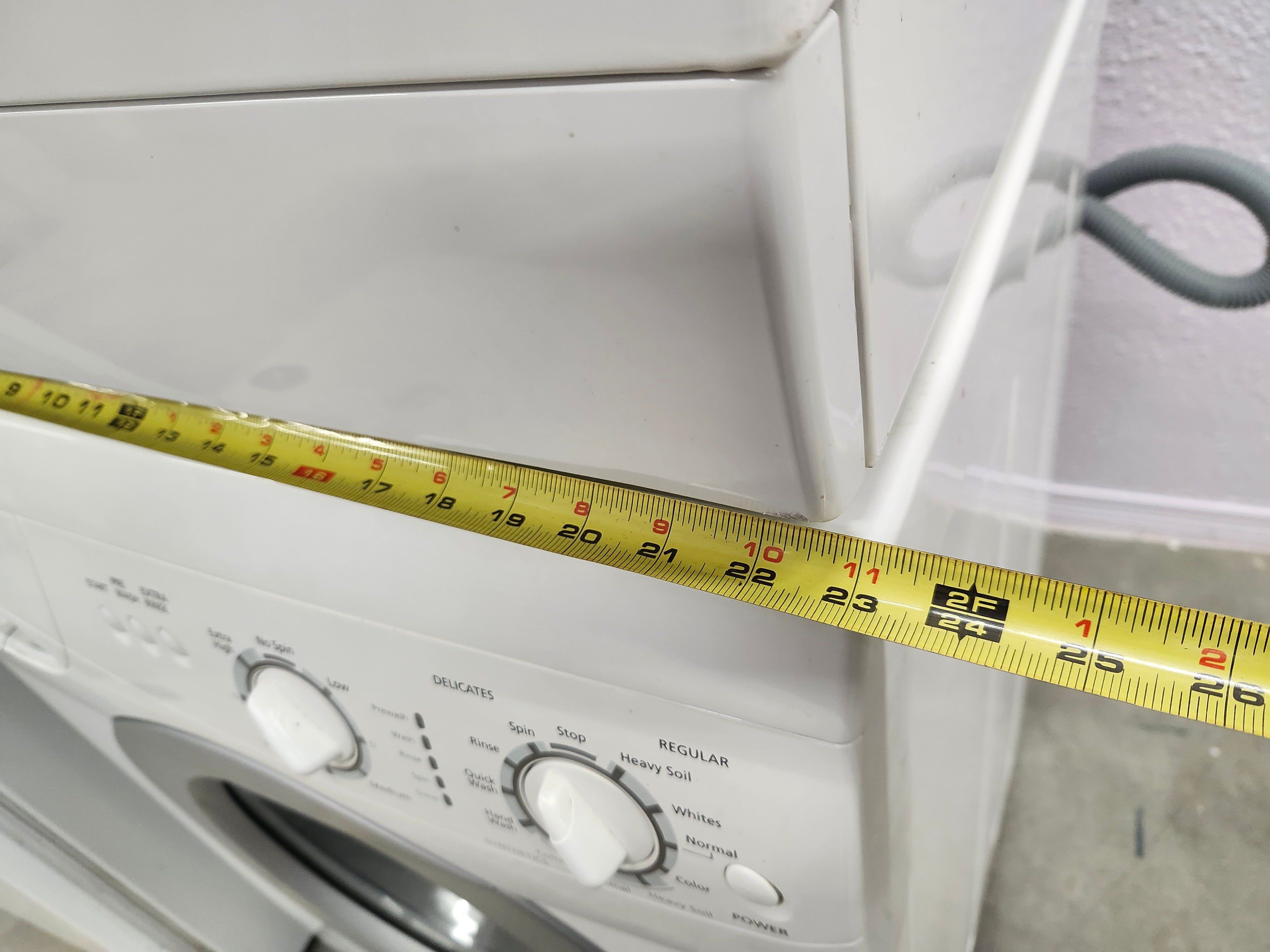 Apartment size stacking washer & dryer