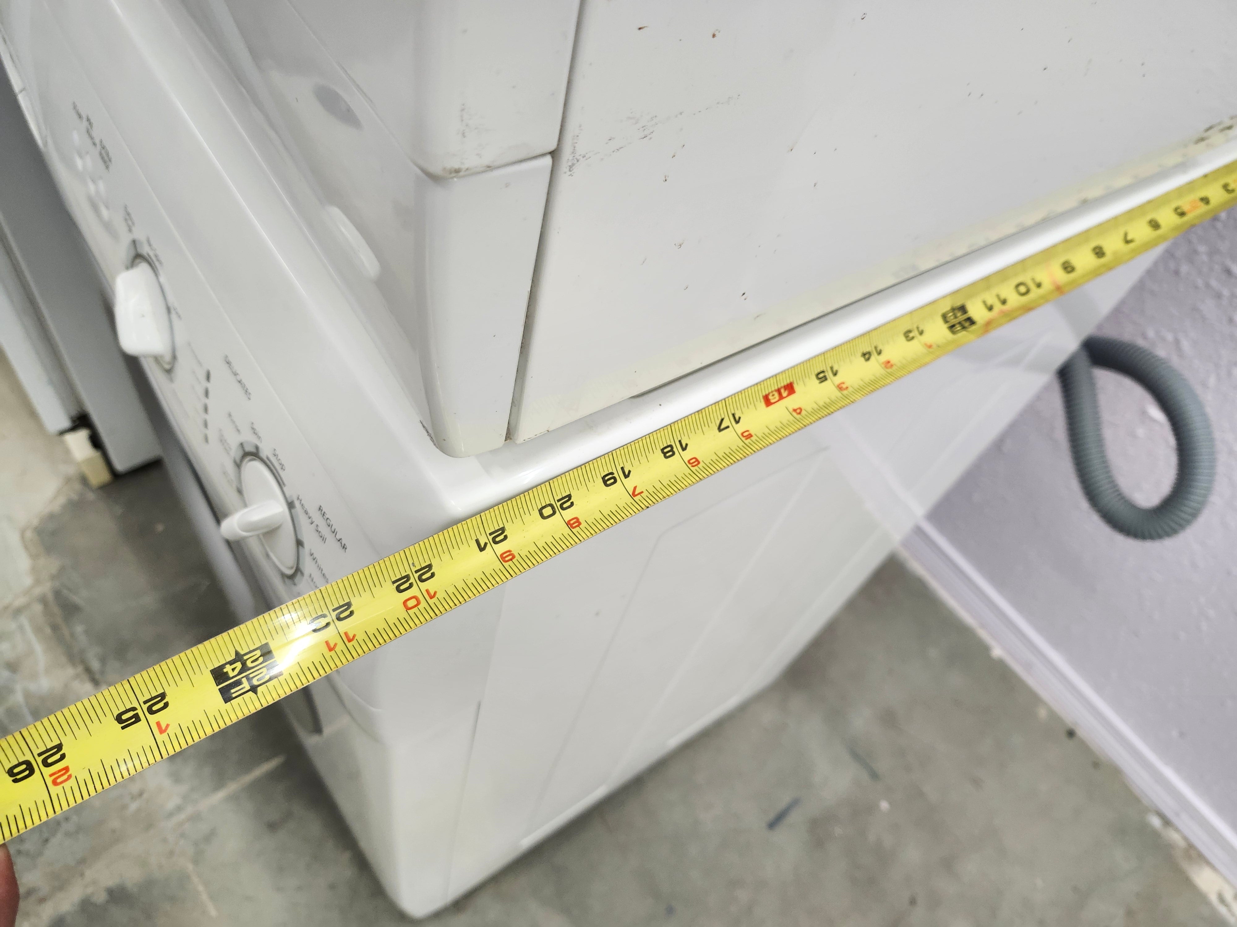 Apartment size stacking washer & dryer