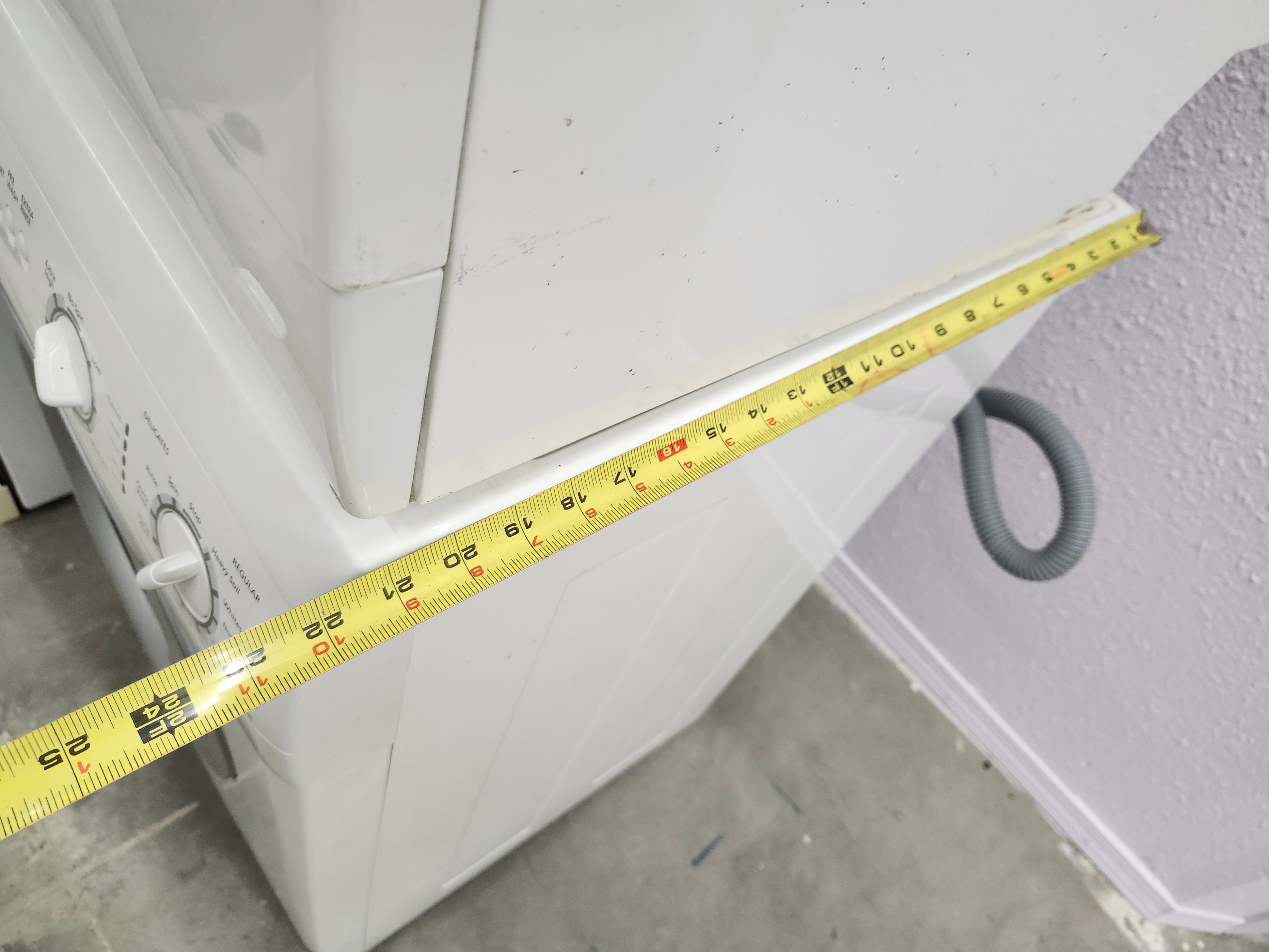 Apartment size stacking washer & dryer