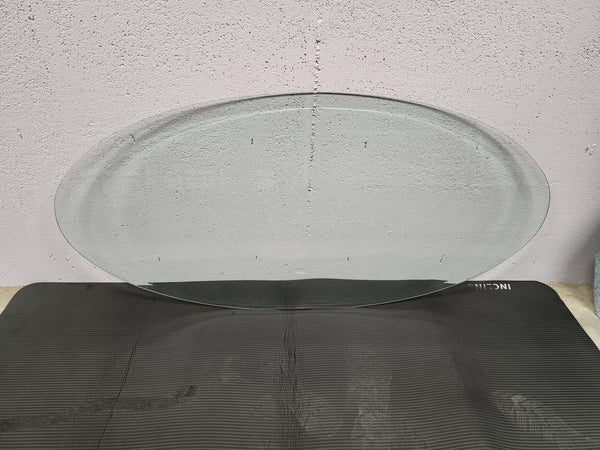 Oval glass
