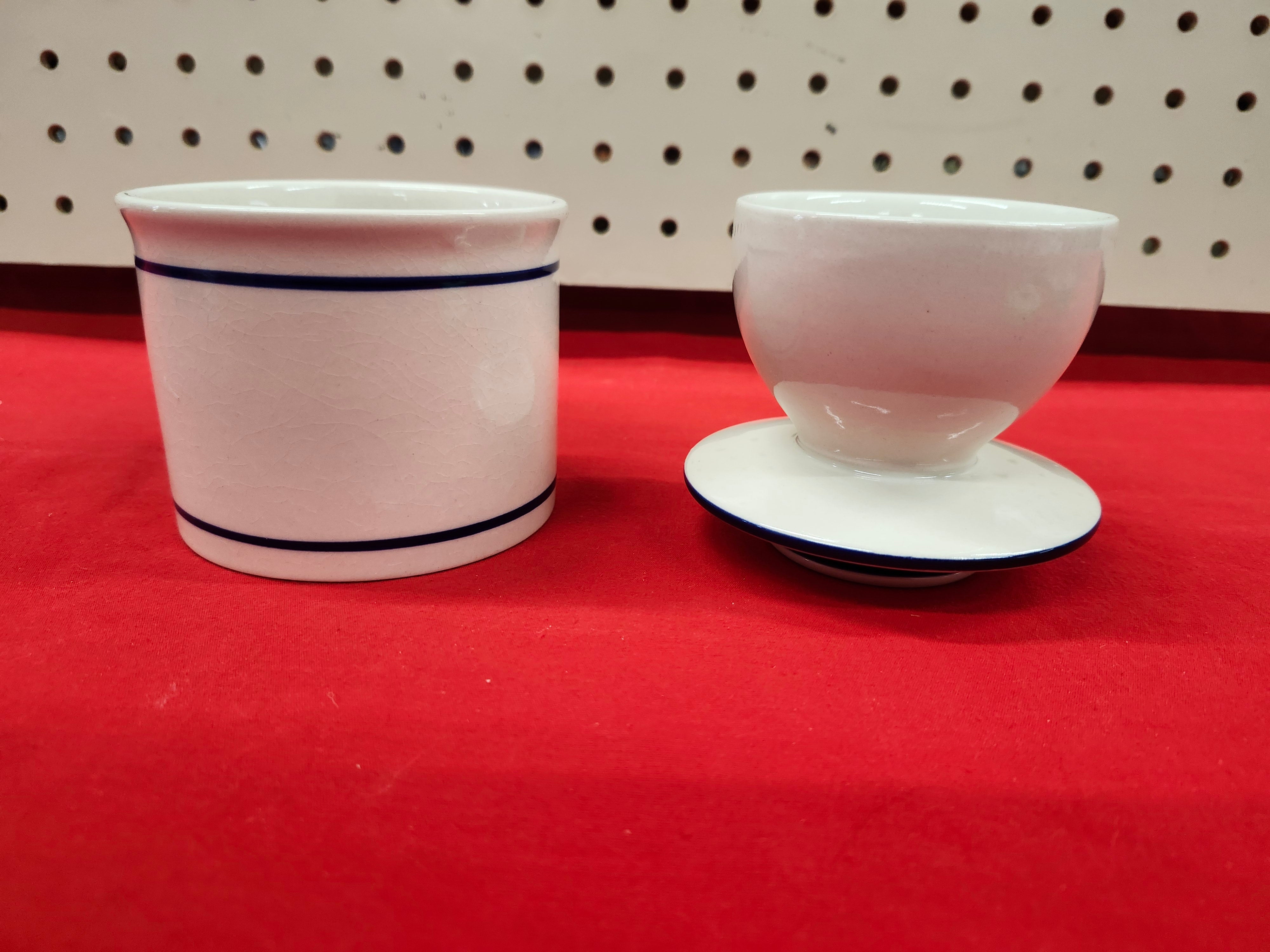 Stoneware butter keeper