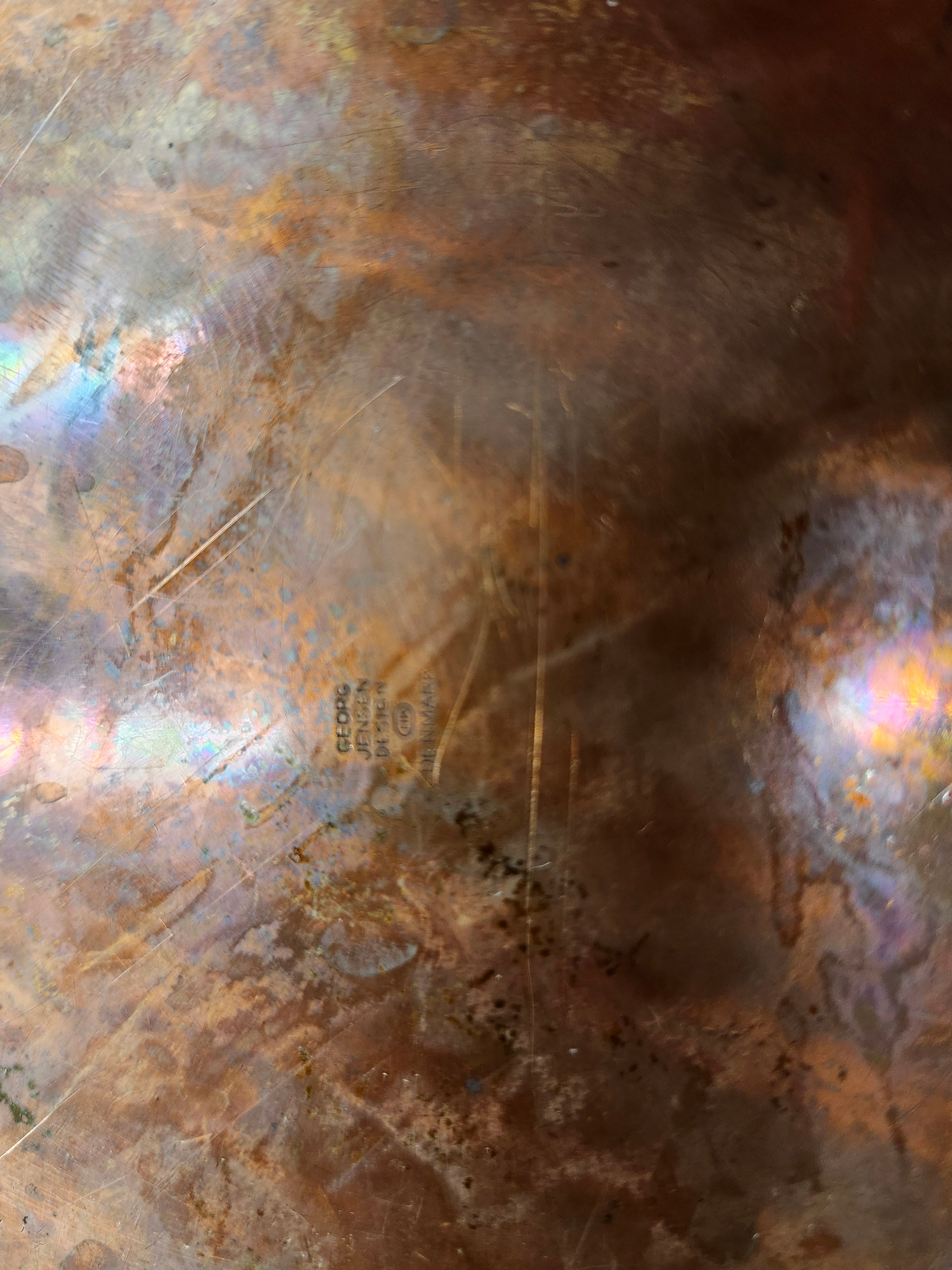 Copper frying pans and pots