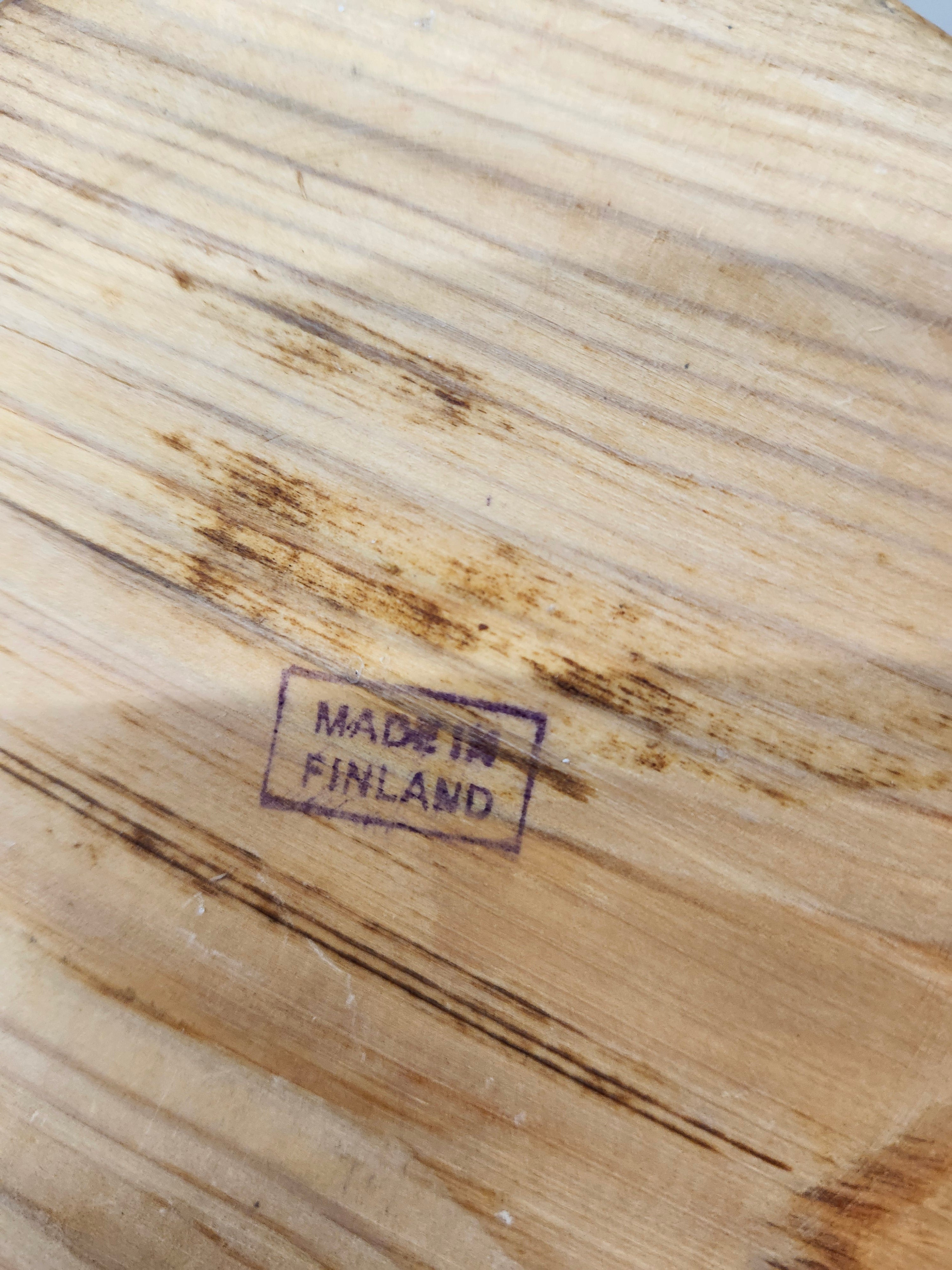 Salt & pepper wood shakers with stand