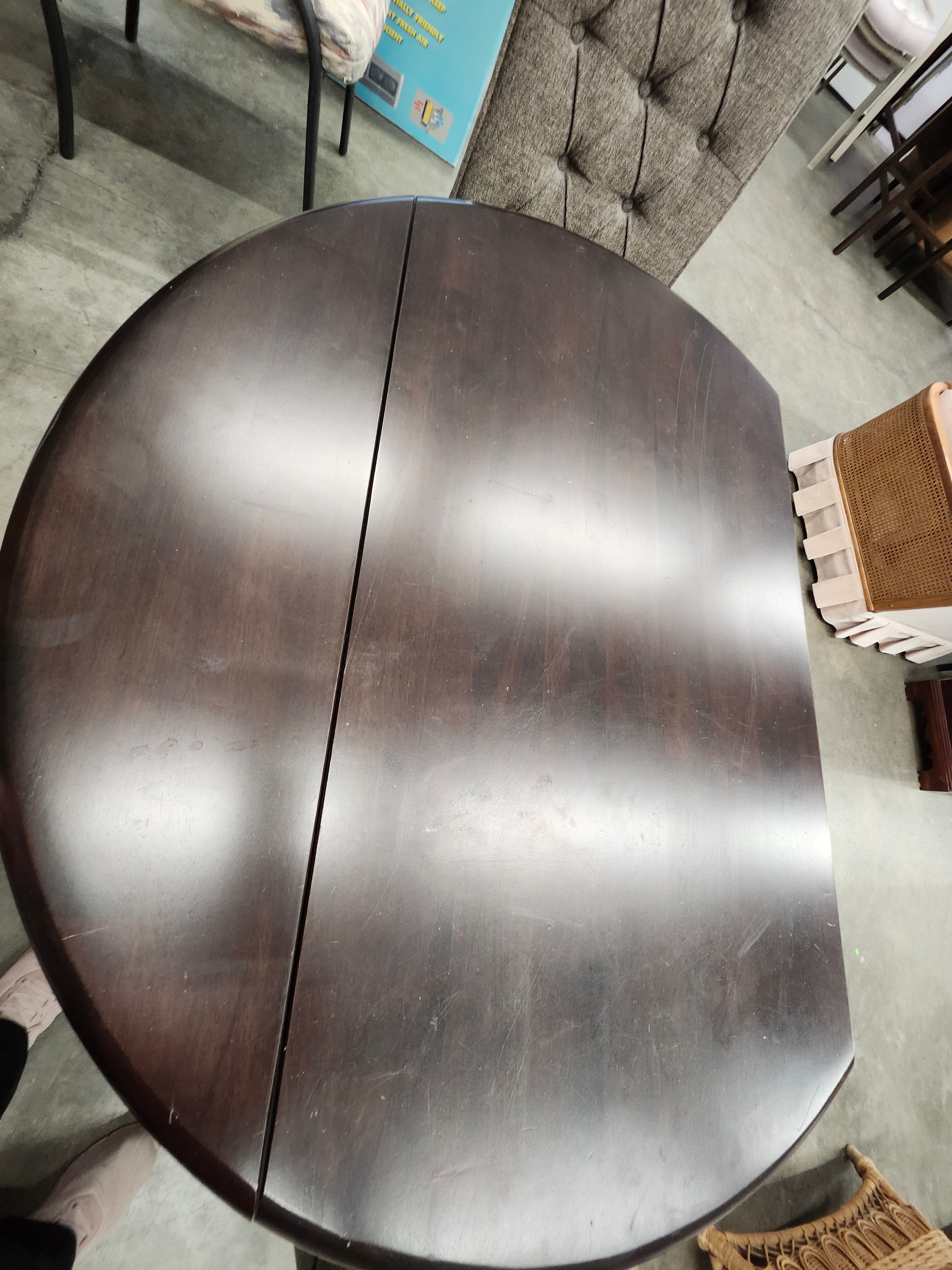 Dropleaf table & 2 chairs