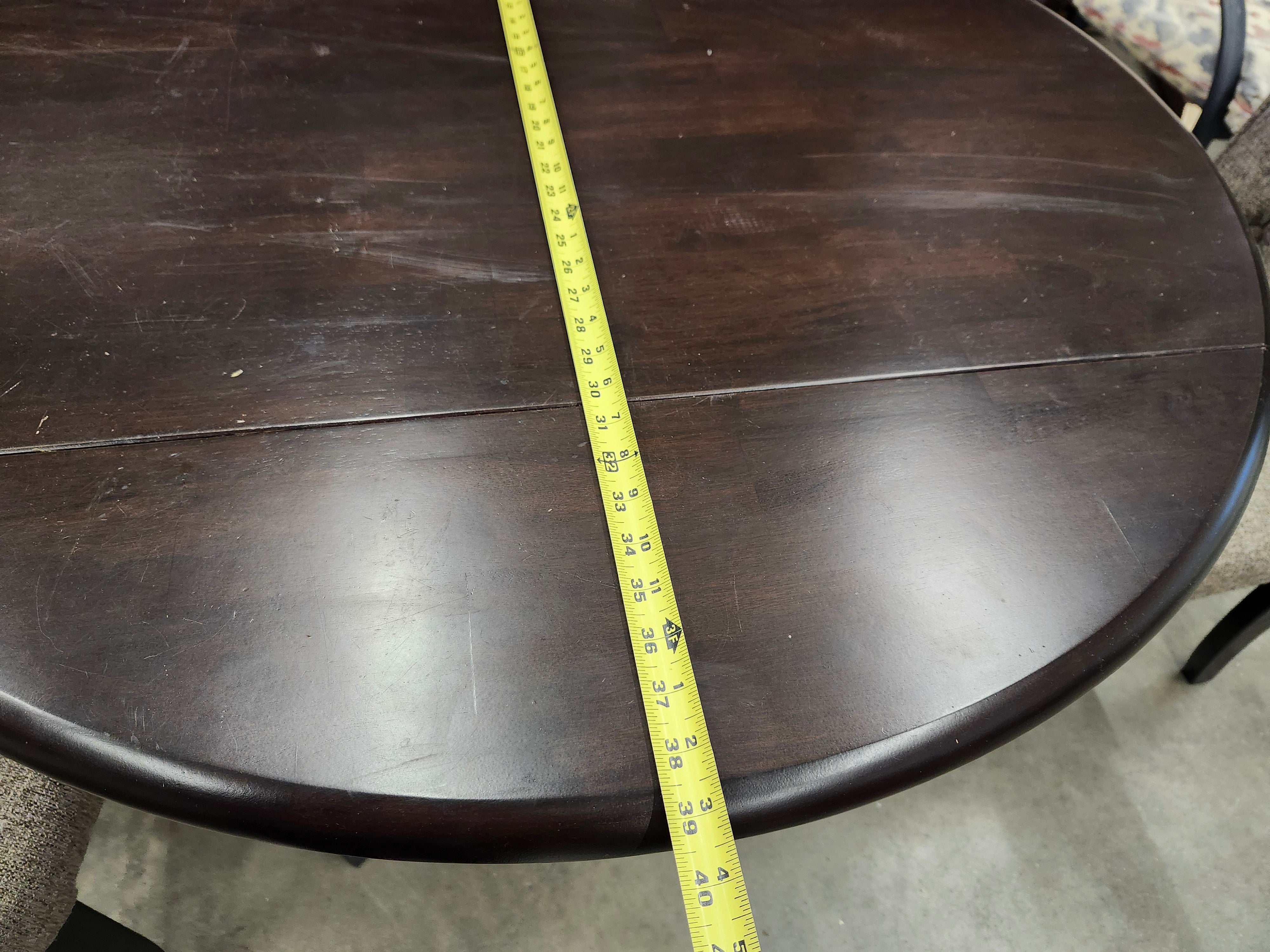 Dropleaf table & 2 chairs