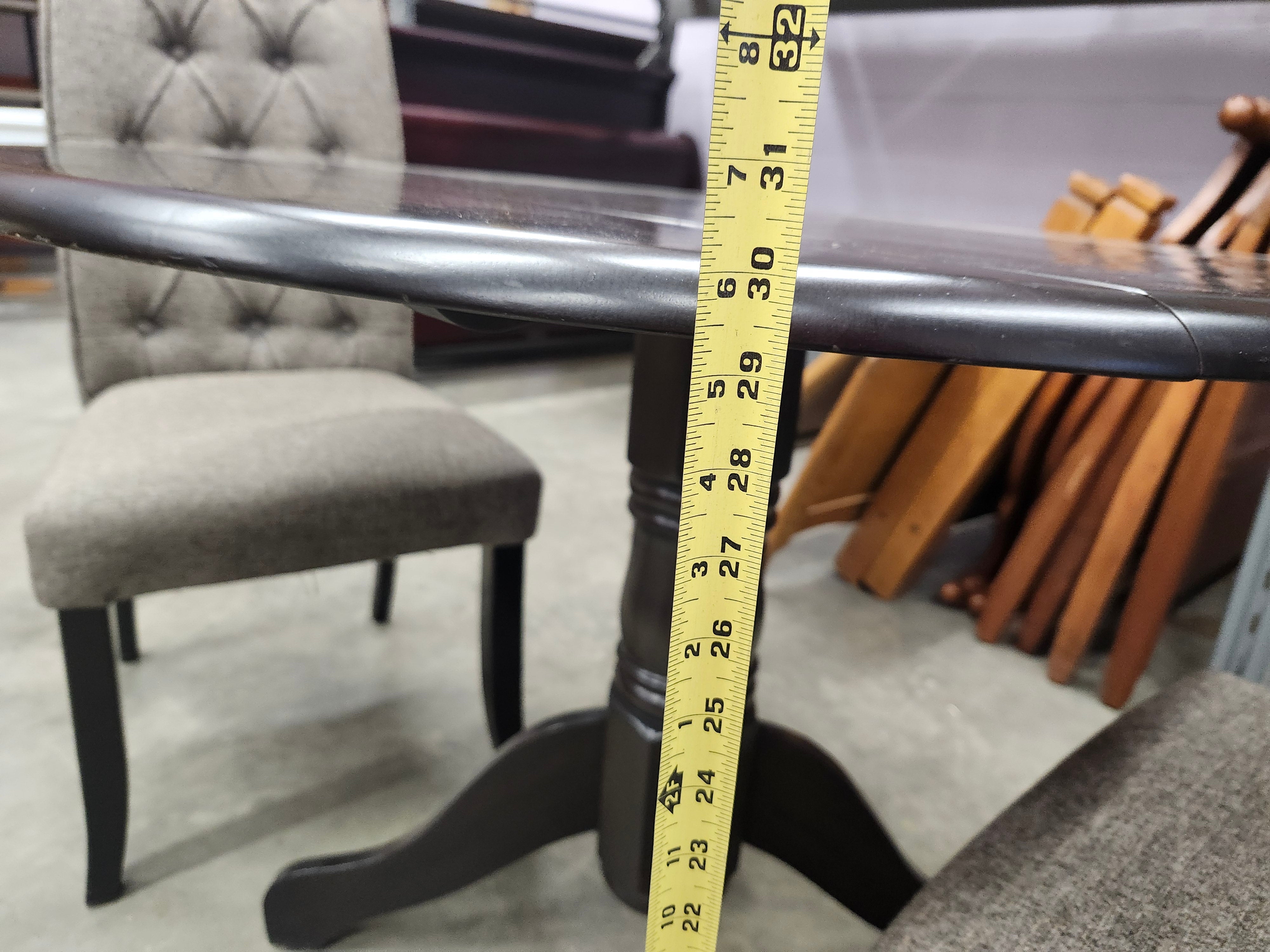 Dropleaf table & 2 chairs