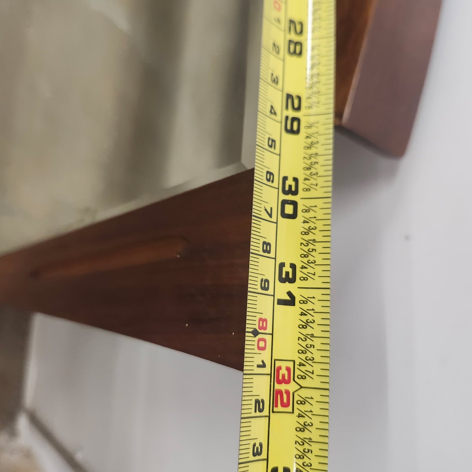 Mirror with Wooden Frame