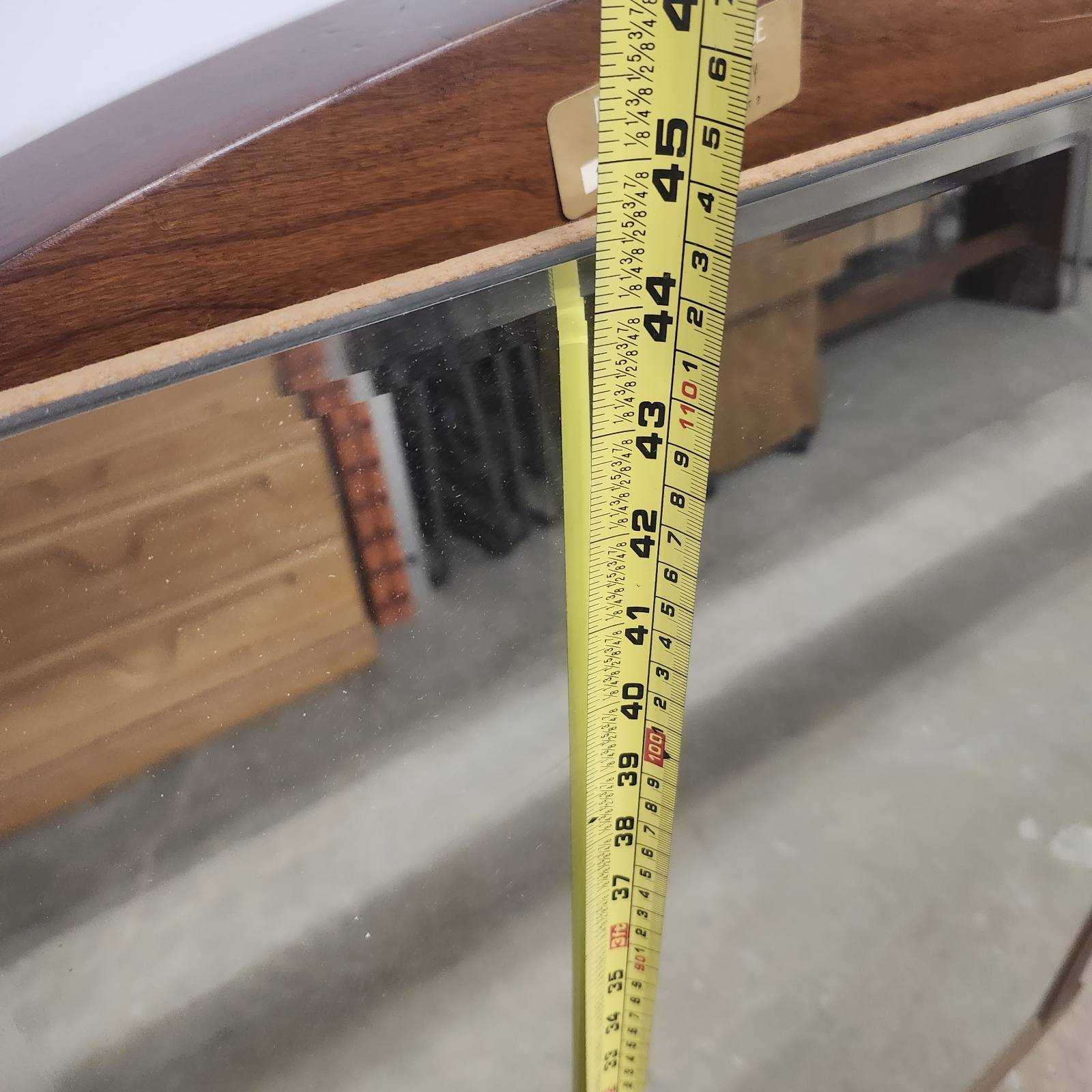 Mirror with Wooden Frame