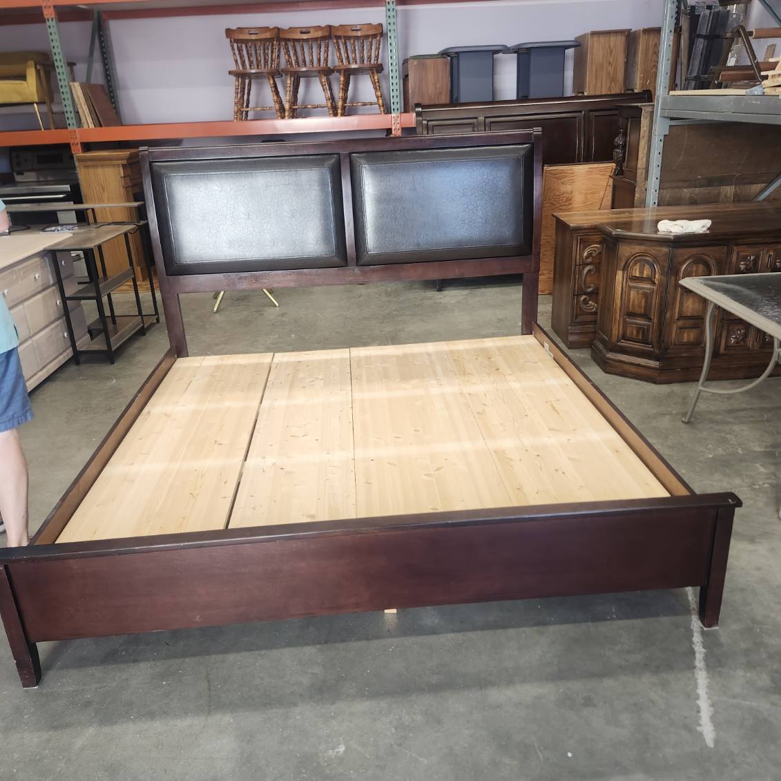 King-size bedframe