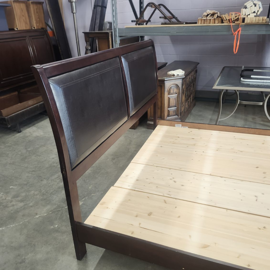 King-size bedframe