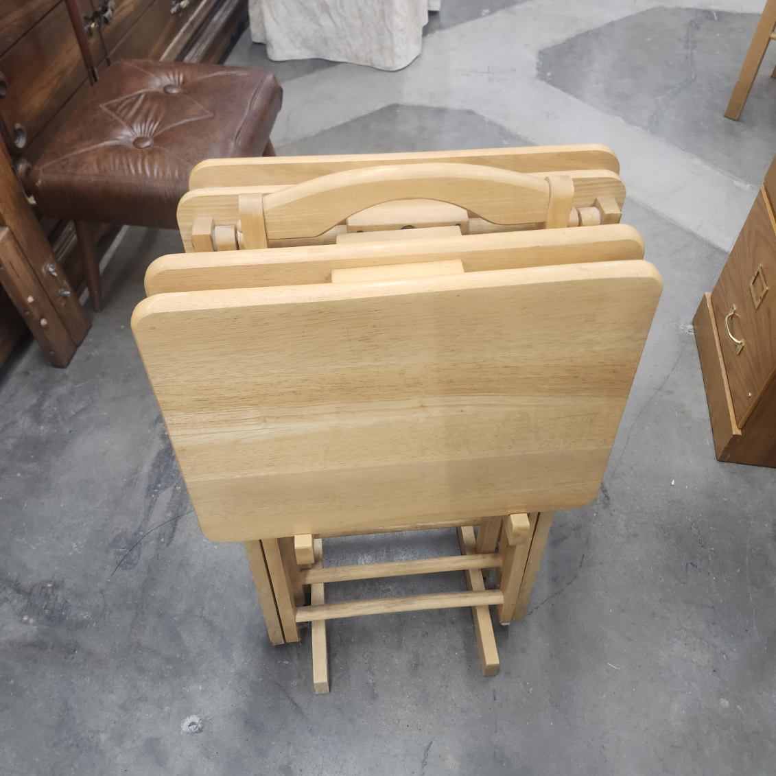 T.V trays & stand