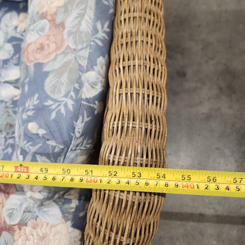 Wicker loveseat