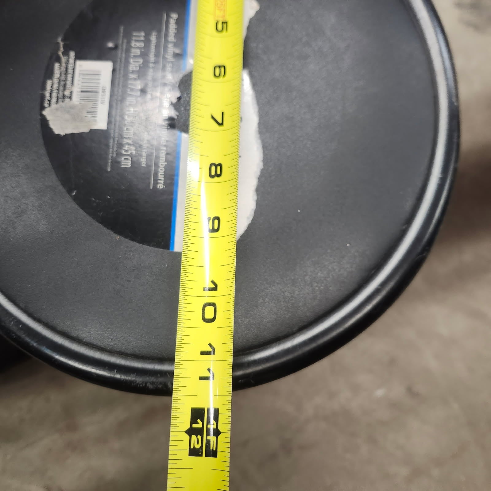 X2 black folding stools