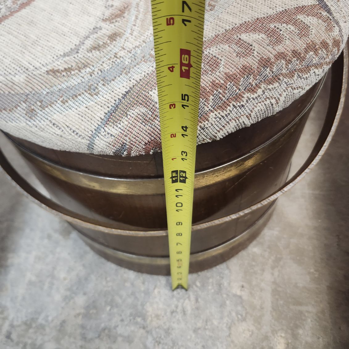 Stool with handle and storage
