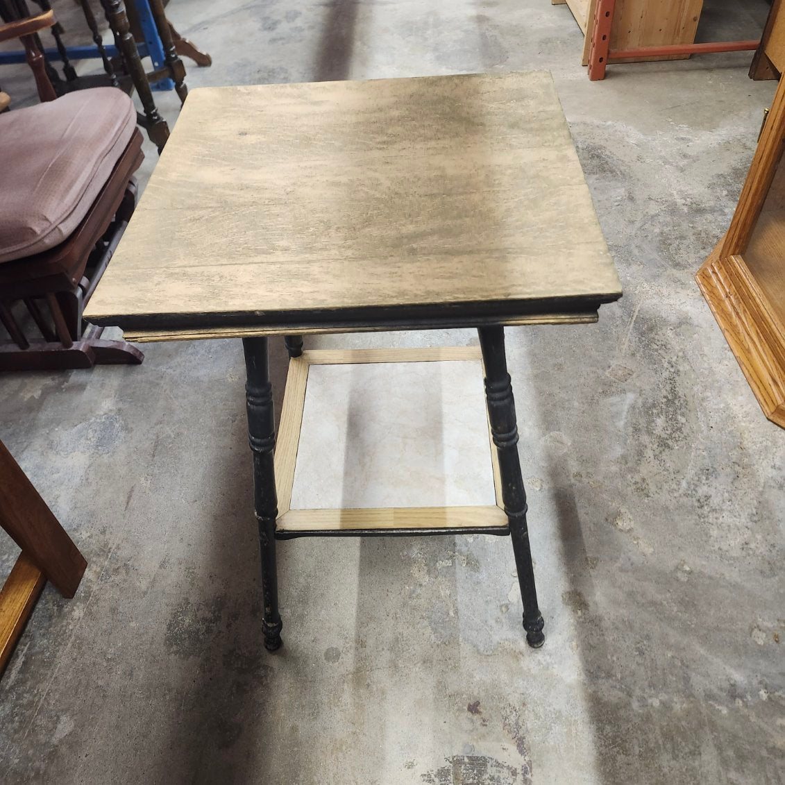 Tall side table