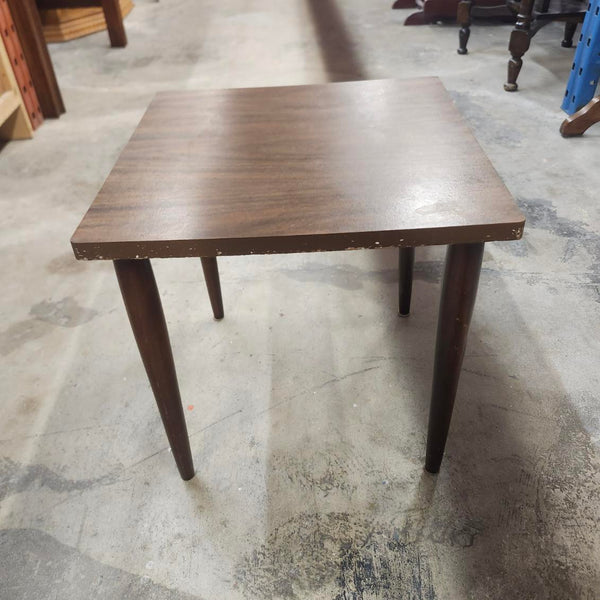 Mid-Century Modern End Table Side Table Brown