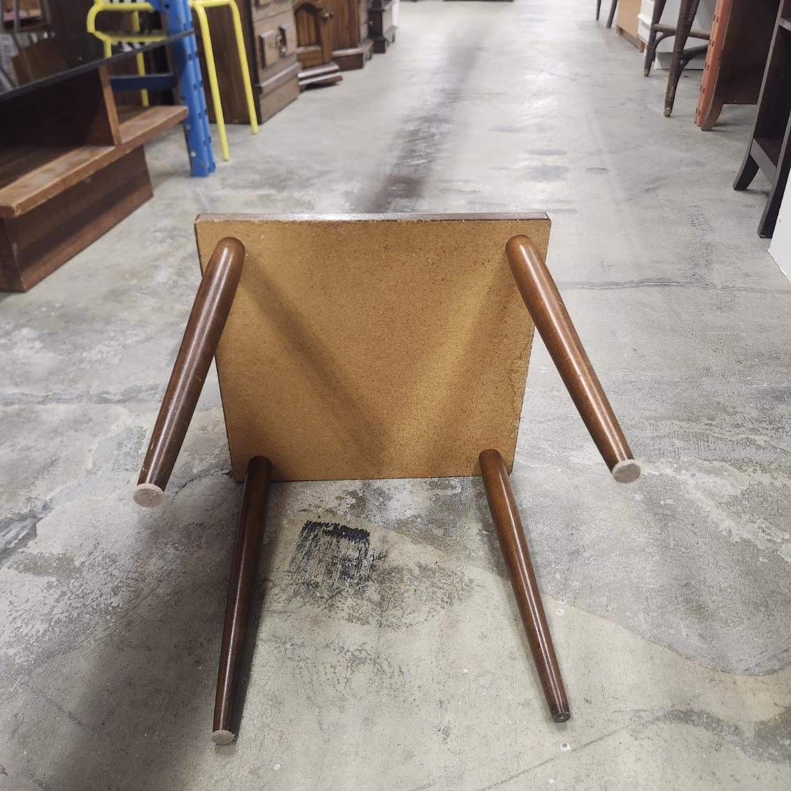 Mid-Century Modern End Table Side Table Brown