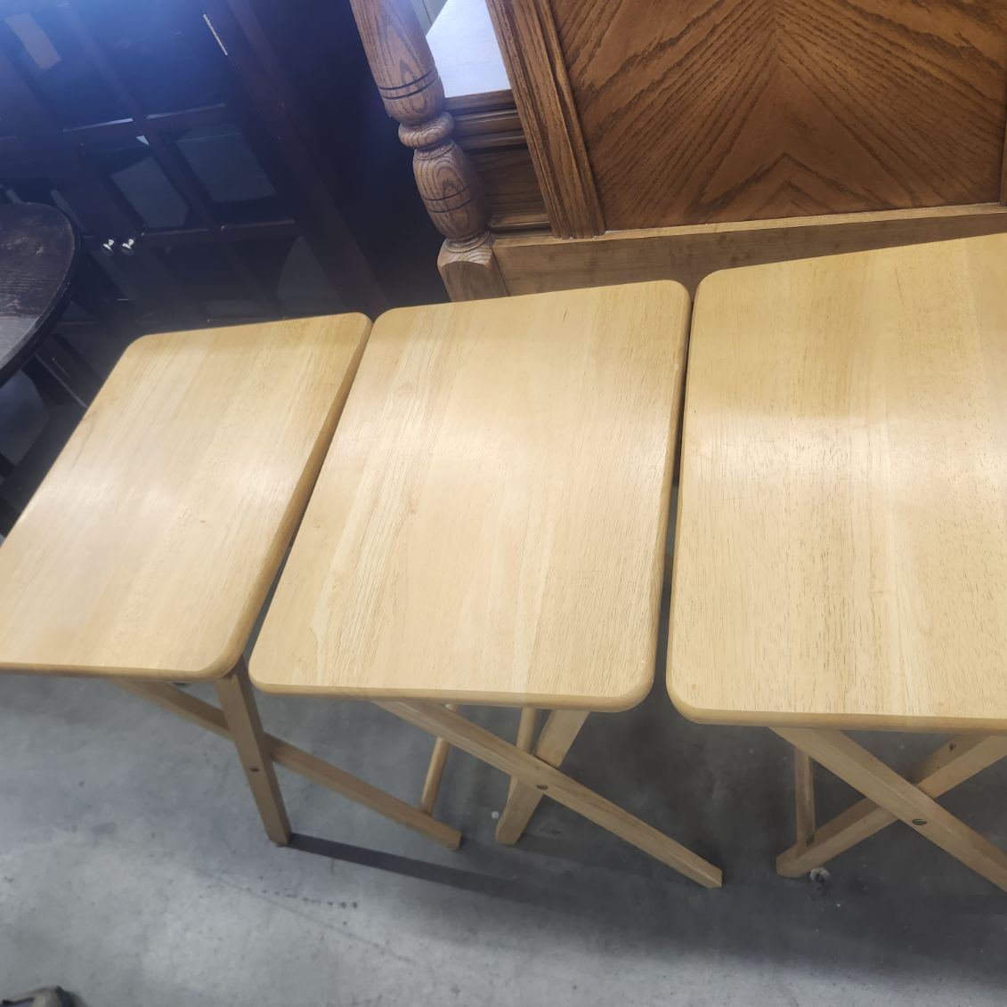 T.V trays & stand