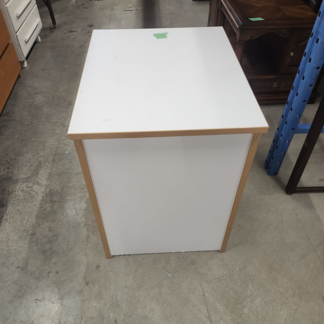 2-Drawer File Cabinet White Office Storage Unit