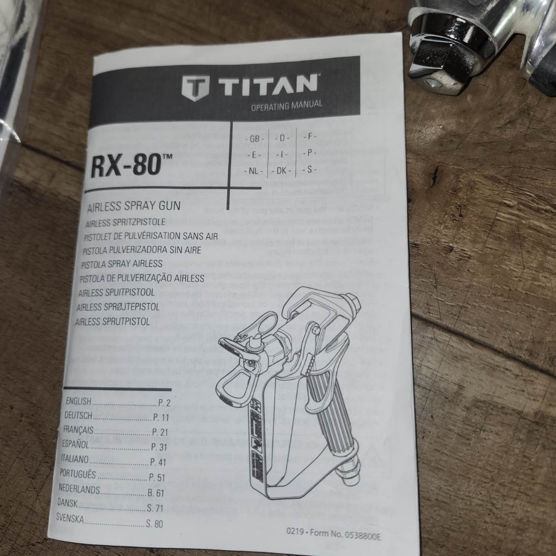 Impact 410 airless sprayer