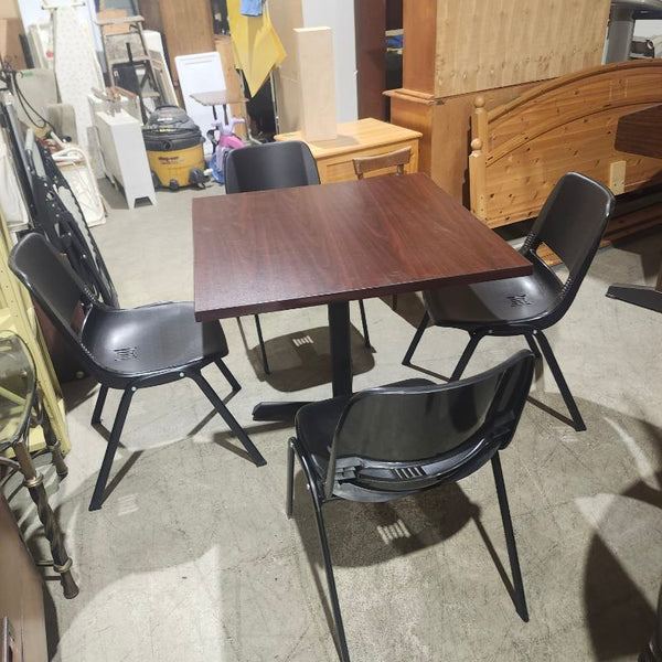 Adjustable Table & 4 Chairs