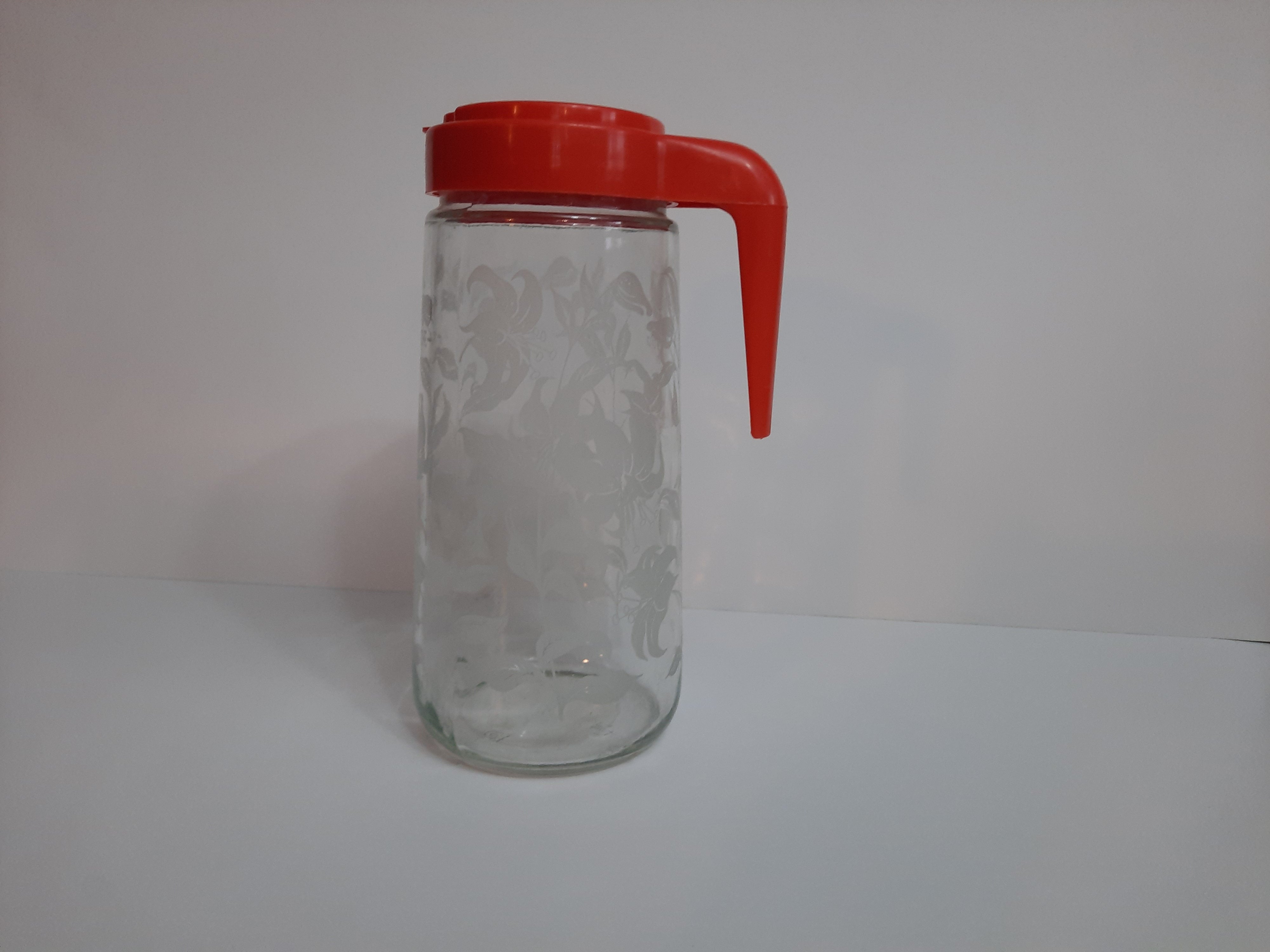 Retro Tang Glass Pitcher